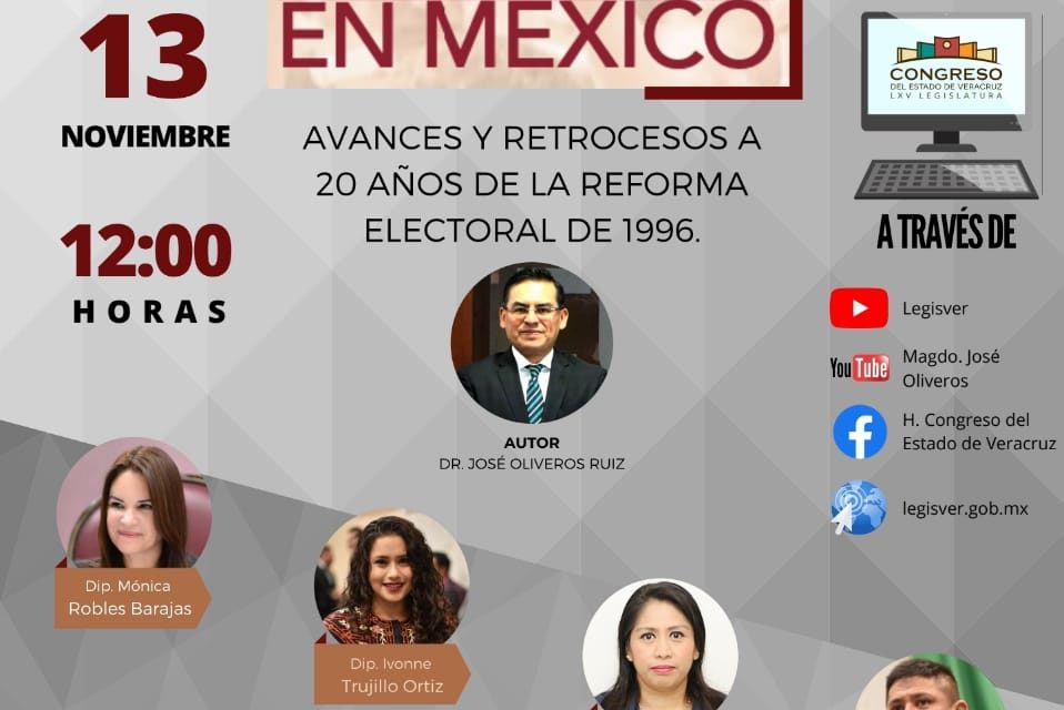 Impartirá magistrado José Oliveros ponencia de Justicia Electoral en México, avances y retrocesos a 20 años de la reforma electoral de 1996