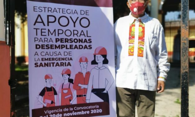 instalan módulo para ofrecer empleo temporal a habitantes de Coatepec