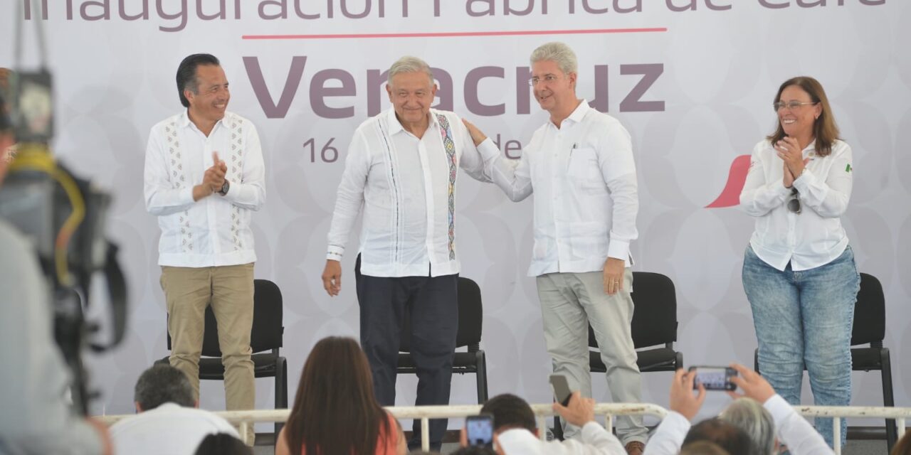 Impulsa el presidente López Obrador inversiones históricas en Veracruz: Gómez Cazarín⁃