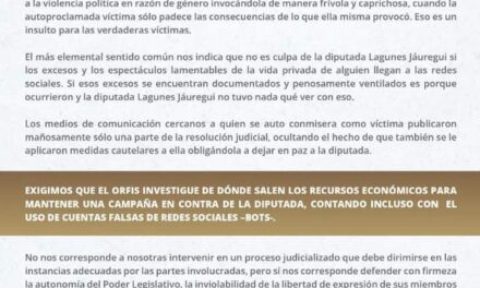 Posicionamiento de diputadas del H. Congreso del Estado de Veracruz