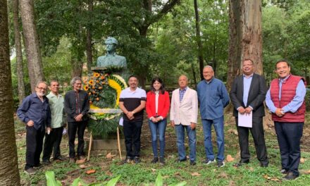 Se suma Gómez Cazarín a homenaje conmemorativo a Ernesto García Cabral