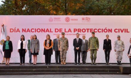 Asiste diputada a la conmemoración de la creación del Sistema de Protección Civil