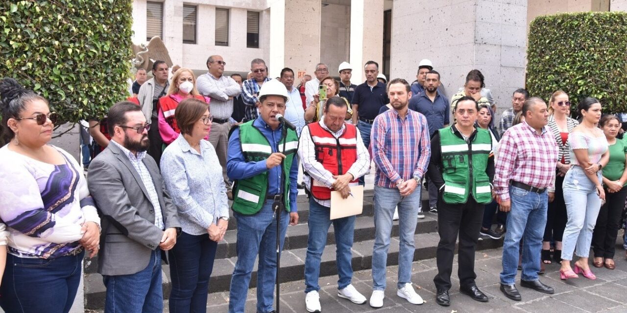 Se suma Congreso de Veracruz al primer Simulacro Nacional de Sismo 2023