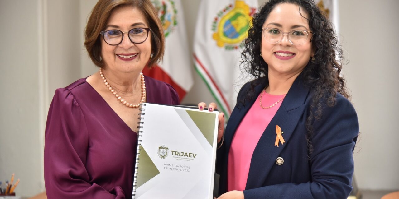 Recibe Congreso del Estado el Primer Informe Trimestral del Trijaev