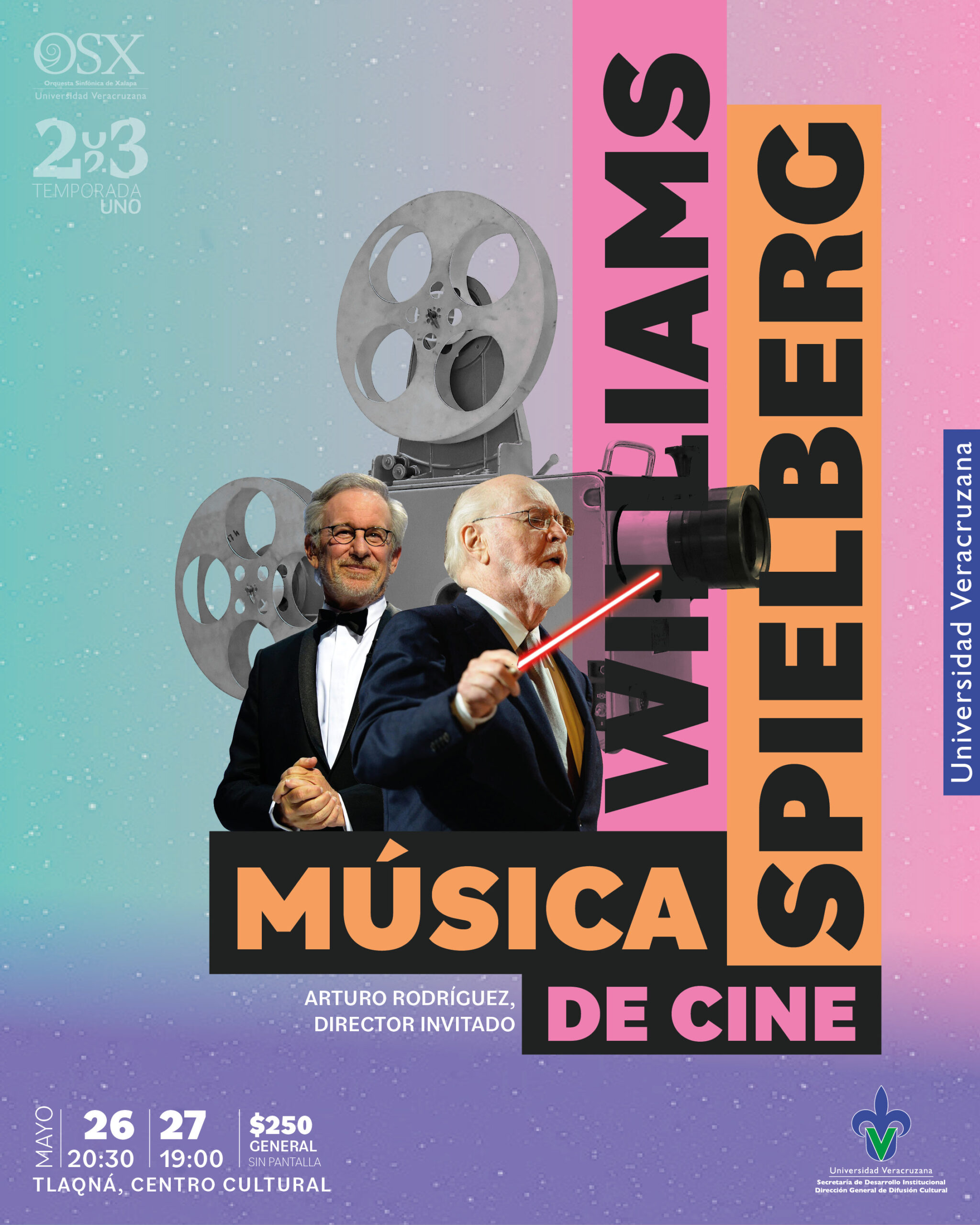 ¡Fin de semana con “Música de Cine: Williams-Spielberg” en la OSX!