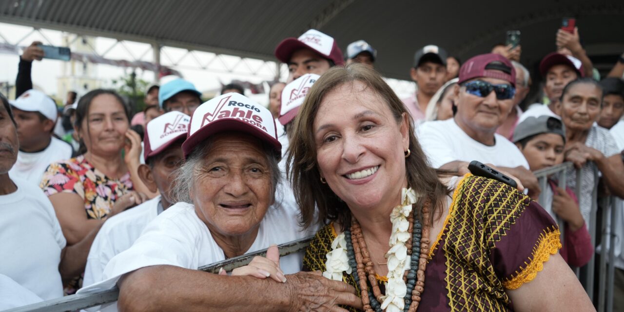 ES TIEMPO DE MUJERES PERO TAMBIÉN DEL SUR DE VERACRUZ, AFIRMA ROCÍO NAHLE