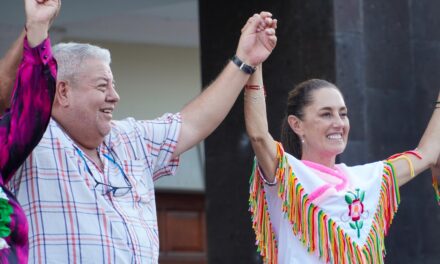 Gira de la victoria de Sheinbaum, Nahle y Huerta por el norte de Veracruz