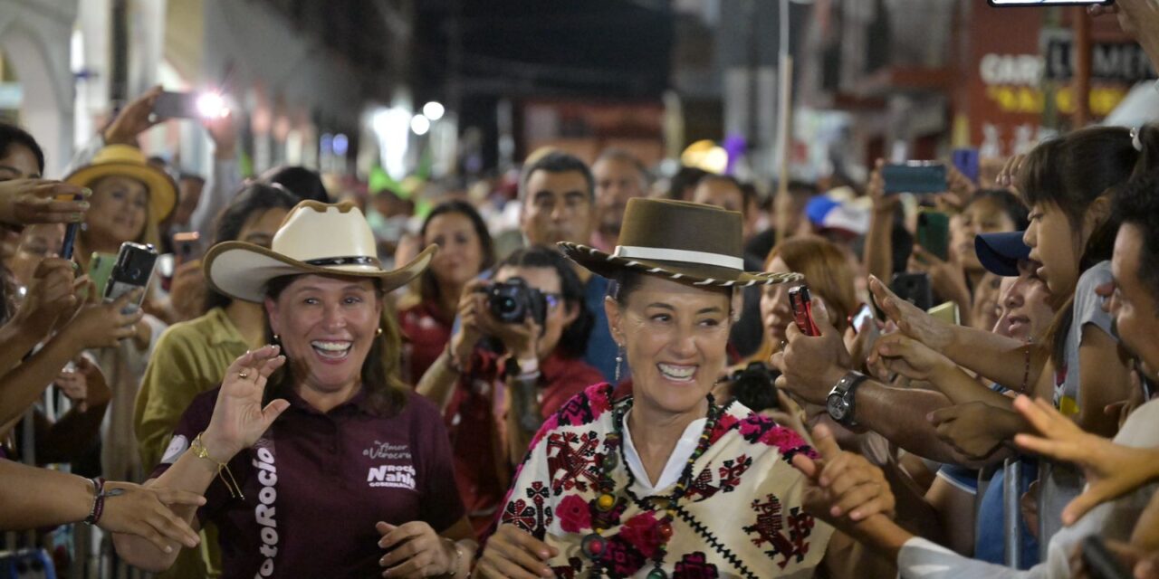 EN VERACRUZ VAMOS A GANAR Y A SEGUIR HACIENDO HISTORIA: ROCÍO NAHLE