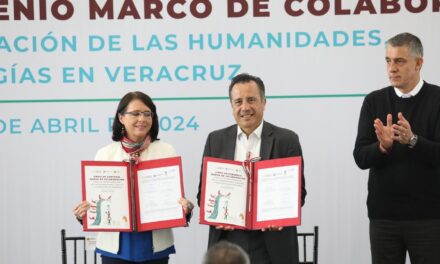 Conahcyt y Veracruz firman convenio para el avance humanístico, científico, tecnológico y de innovación soberana
