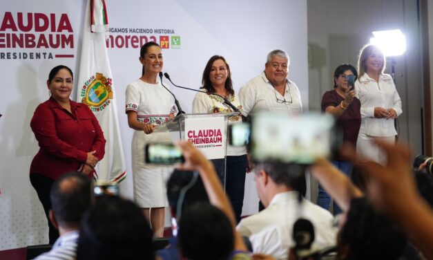 HAY RELEVO GENERACIONAL EN LA 4T: CLAUDIA SHEINBAUM CELEBRA TRIUNFO EN SIMULACRO ELECTORAL UNIVERSITARIO