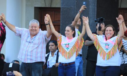 Cierra con éxito la gira de Claudia Sheinbaum en Veracruz: Manuel Huerta