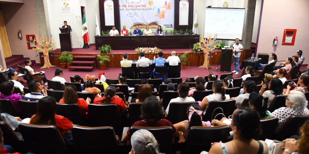 Atestigua Diputada fase del festival de cuentacuentos