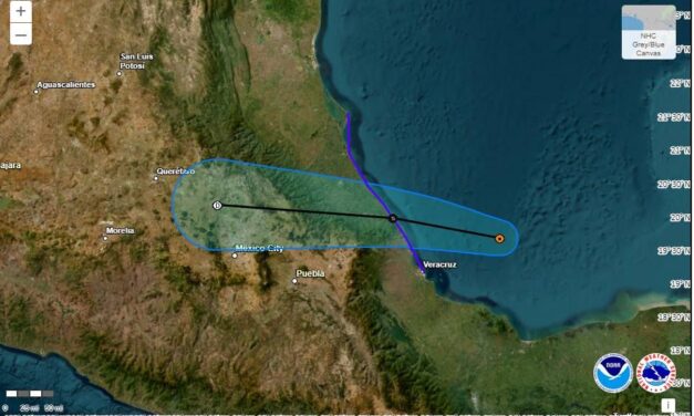 Se forma Depresión Tropical Tres en el Golfo de México