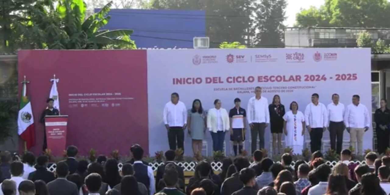 Inician clases más de 300 mil estudiantes de Educación Media Superior en Veracruz