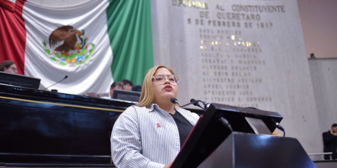 Llama diputada a solidarizarse y luchar contra la violencia política