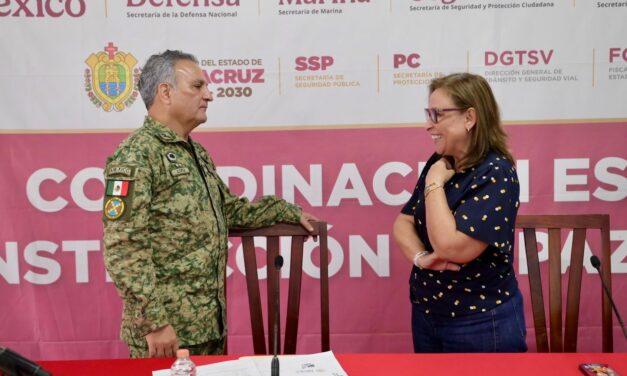 Gobernadora preside Mesa de Seguridad en Minatitlán