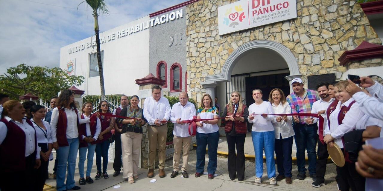 Inaugura la Gobernadora Unidad Básica de Rehabilitación y el IMM