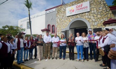 Inaugura la Gobernadora Unidad Básica de Rehabilitación y el IMM