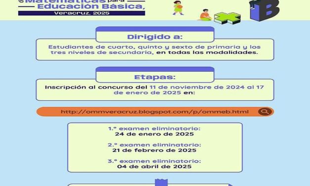 Participa en la Olimpiada de Matemáticas para Educación Básica