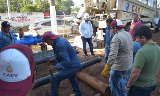 CAEV inicia sustitución de tuberías y válvulas para garantizar abasto de agua