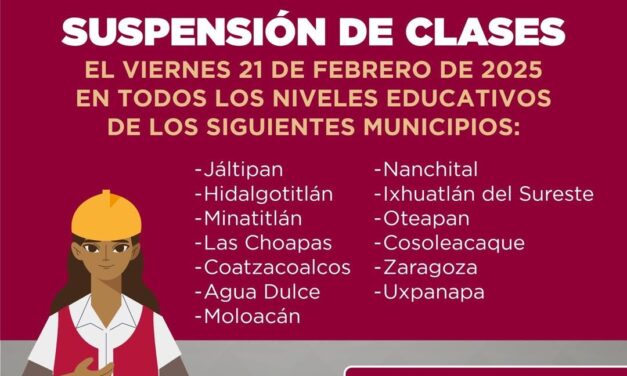 Suspenden clases este viernes por Frente Frío en 13 municipios del sur