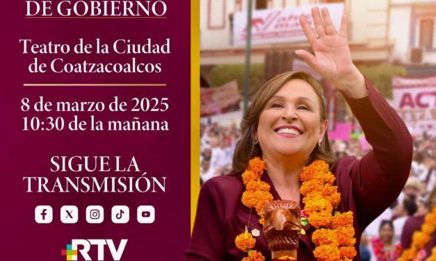 A las 10:30, el Informe de 100 días de Gobierno de Rocío Nahle, este 8 de marzo  