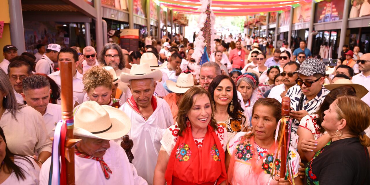 Con respaldo a la cultura totonaca, Rocío Nahle inaugura Cumbre Tajín