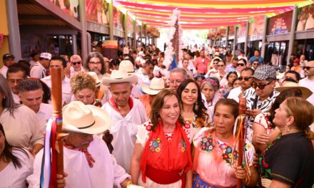 Con respaldo a la cultura totonaca, Rocío Nahle inaugura Cumbre Tajín