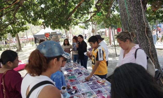 Lotería en lengua totonaca en Cumbre Tajín