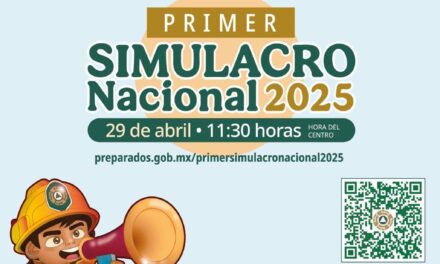 Convocan a participar en el ‘Primer Simulacro Nacional 2025’ el 29 de abril