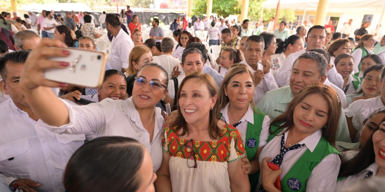 Caminar, dar la cara y escuchar: así gobierna Rocío Nahle en Veracruz