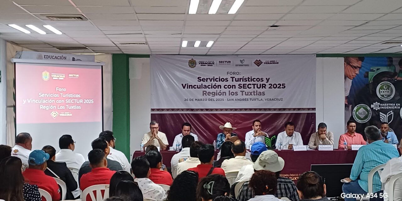 SECTUR fortalece el turismo en Los Tuxtlas con foro de servicios turísticos