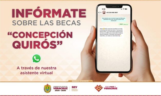 Lanza SEV asistente virtual para solicitud de becas