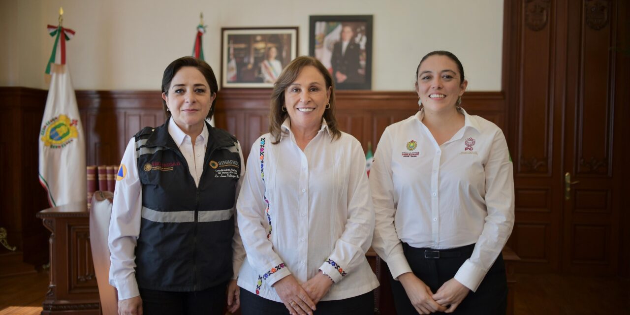 Veracruz y Federación refuerzan estrategia conjunta ante emergencias