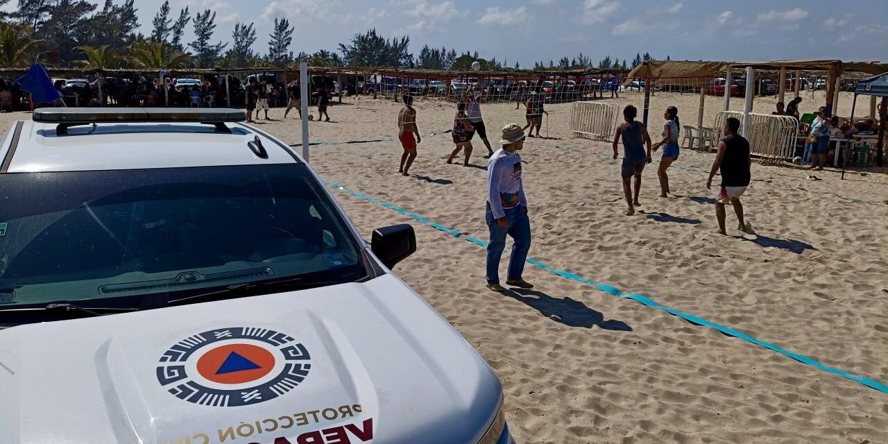 Más de un millón de personas disfrutaron playas de Veracruz bajo estricta vigilancia