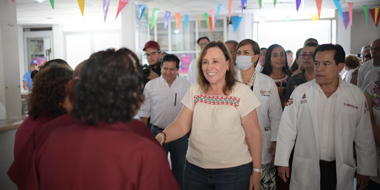 Rocío Nahle supervisa el Hospital General de Papantla y anuncia mejoras