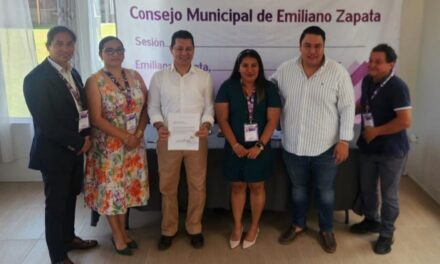 Se registra ante MORENA, Daniel Baizabal como candidato a la alcaldía de Emiliano Zapata