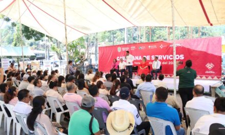 Caravana de Servicios llega con empleo y capacitación a Zongolica
