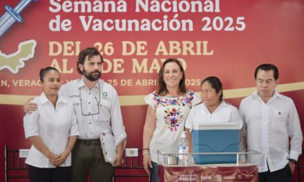 Inicia Alejando Svarch desde Tuxpan ‘Semana Nacional de Vacunación’, aplicarán más de 500 mil en Veracruz