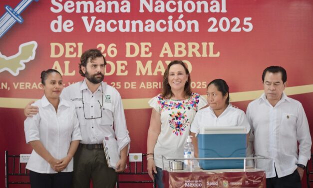 Inicia Alejando Svarch desde Tuxpan ‘Semana Nacional de Vacunación’, aplicarán más de 500 mil en Veracruz
