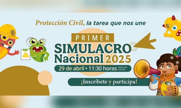 Veracruz, listo para participar en el Primer Simulacro Nacional 2025
