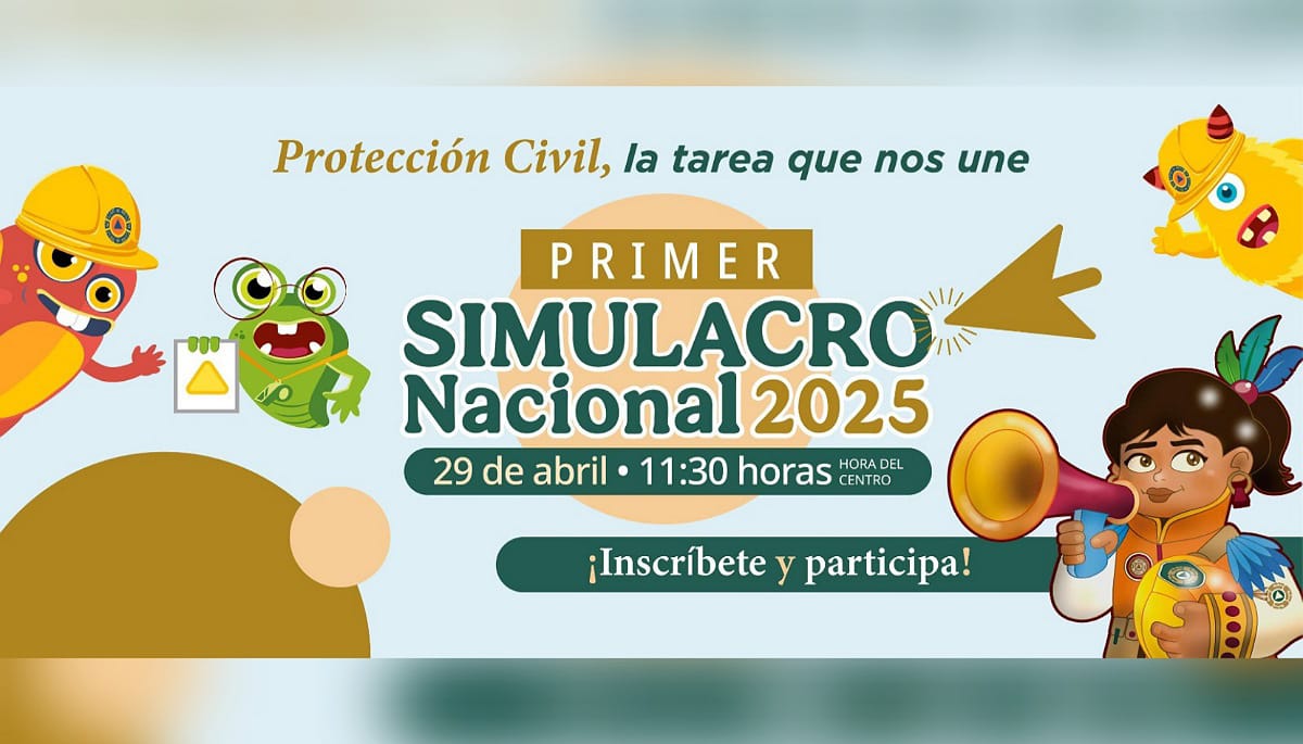 Veracruz, listo para participar en el Primer Simulacro Nacional 2025 ...