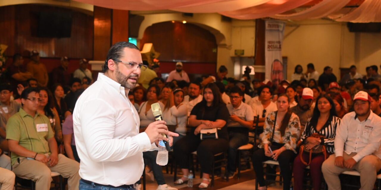 Pedro Miguel Rosaldo dialoga con jóvenes de Coatzacoalcos: seguridad, cultura y empleo, sus principales demandas