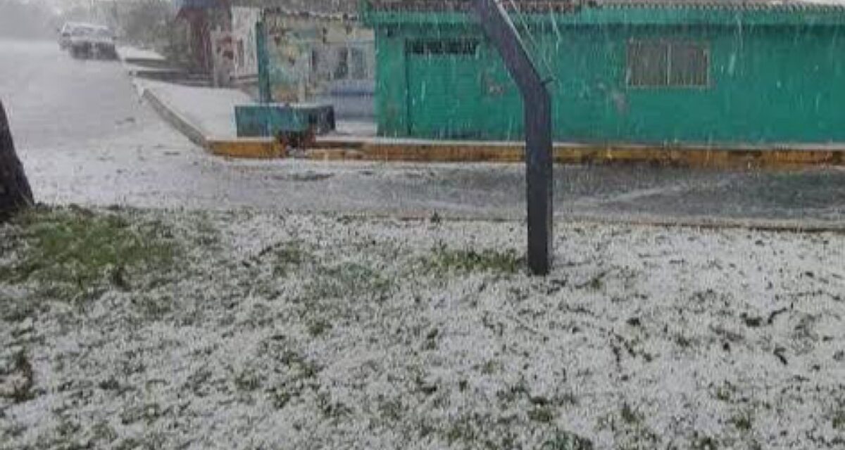 Graniza este jueves en Banderilla y Coatepec, en Xalapa se registra tormenta eléctrica