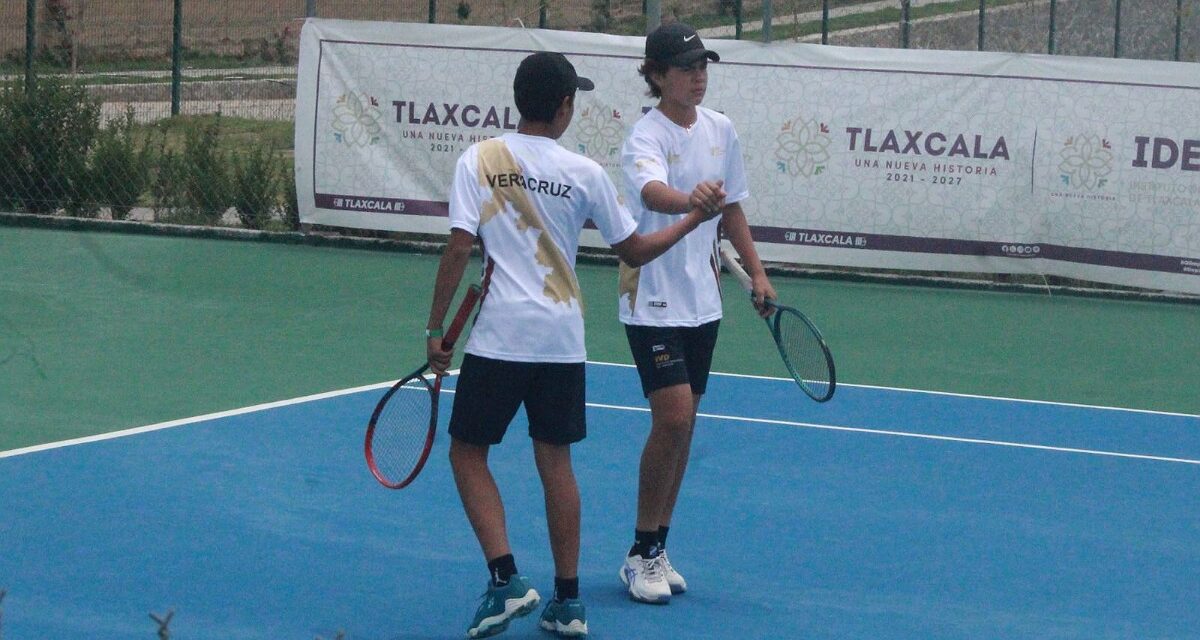 Veracruz 4 de 4 en tenis para Olimpiada Nacional
