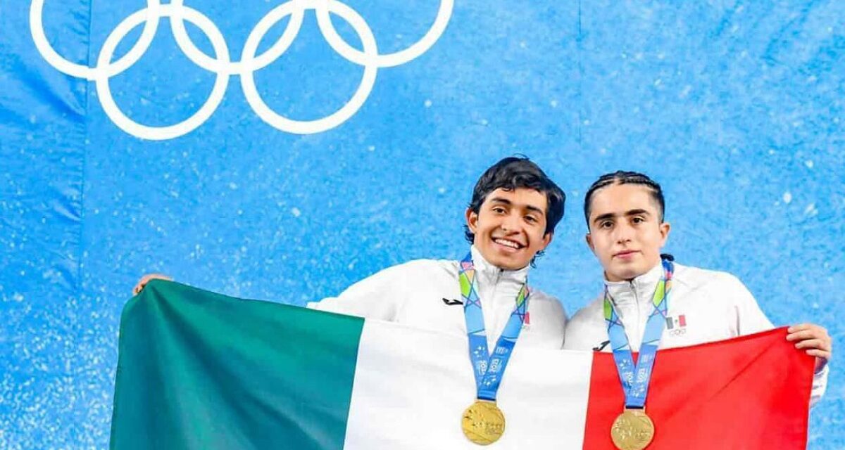 Mariola García y Hugo Marín al panamericano de gimnasia de trampolín