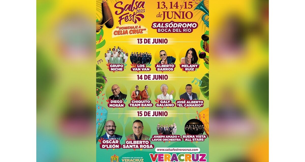 Salsa Fest 2025, tres días con leyendas internacionales