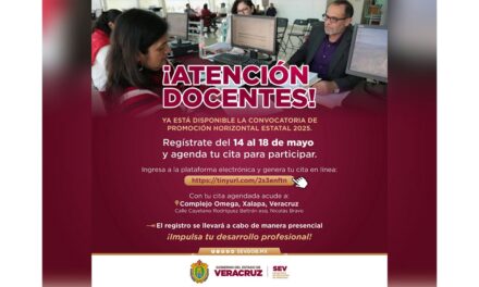 Convocatoria para promoción horizontal estatal en Educación Básica, disponible hasta el 18 de mayo