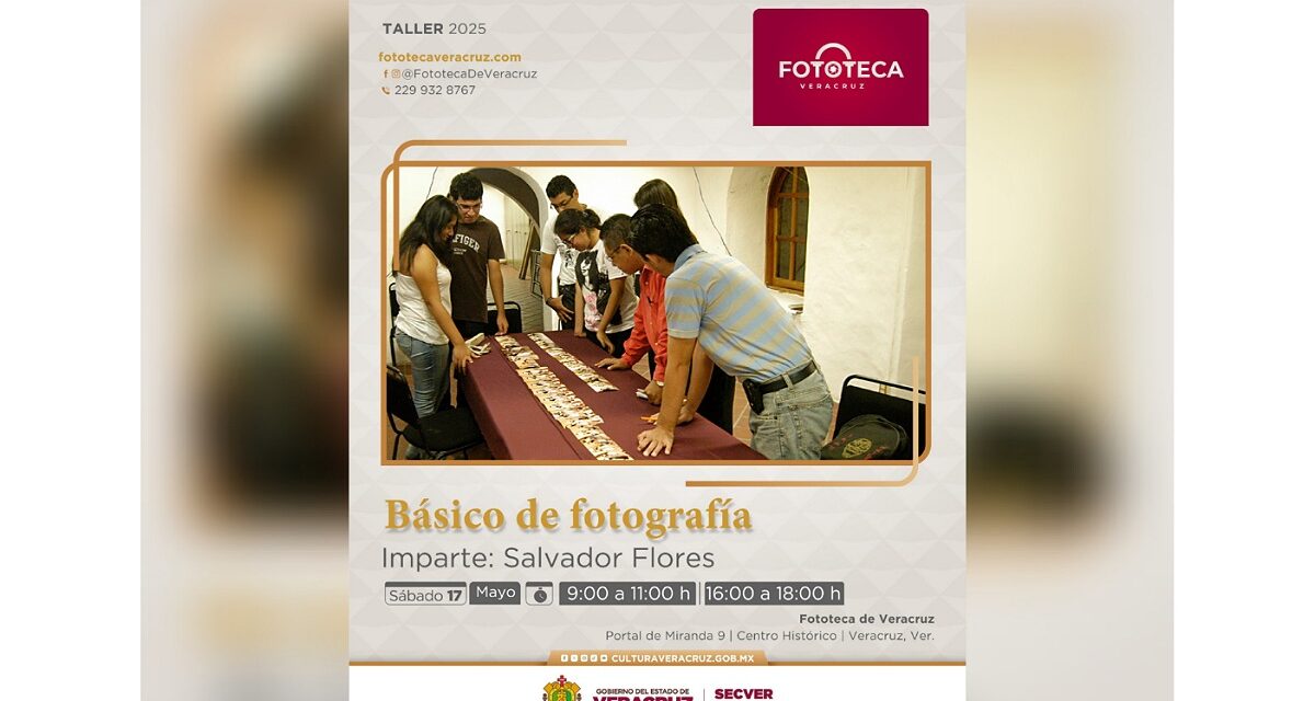 Ofrece Fototeca talleres especializados en fotografía