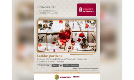 Asiste al festival literario Latidos poéticos en el Exconvento Betlehemita